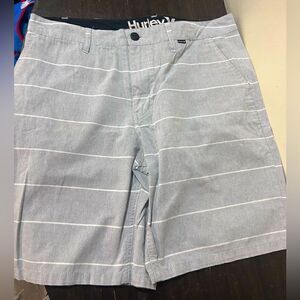 Hurley plaid stretch shorts size 32